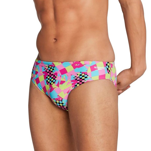 Speedo Other - SPEEDO endurance men’s printed swim trunks briefs size 24 NWT